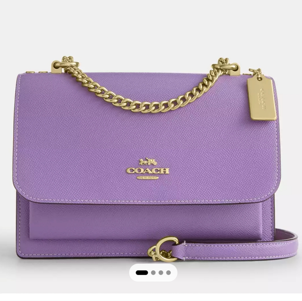 New! Coach Purple Klare Crossbody Bag
